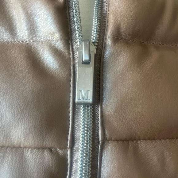 🍫 Martha Stewart Chocolate Brown Quilted Down Puffer Vest - Picture 4 of 8